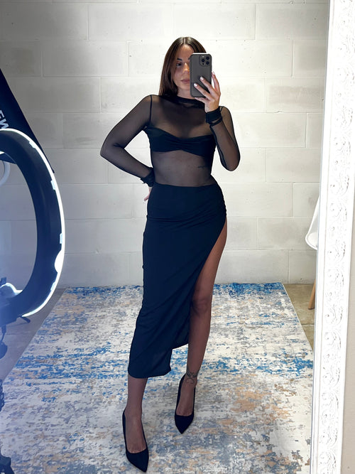 Abitino inserti velati