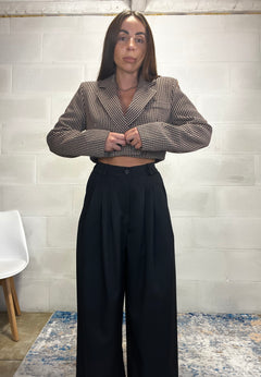 Pantalone con pence neri