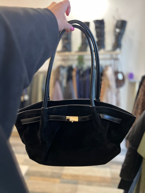 Rodeo bag scamosciata nera