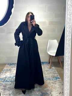 Maxi cappotto a ruota svasato Rosmery