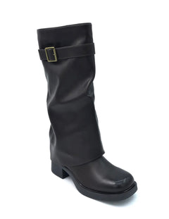 Stivale Biker Mammut con risvolto testa di moro