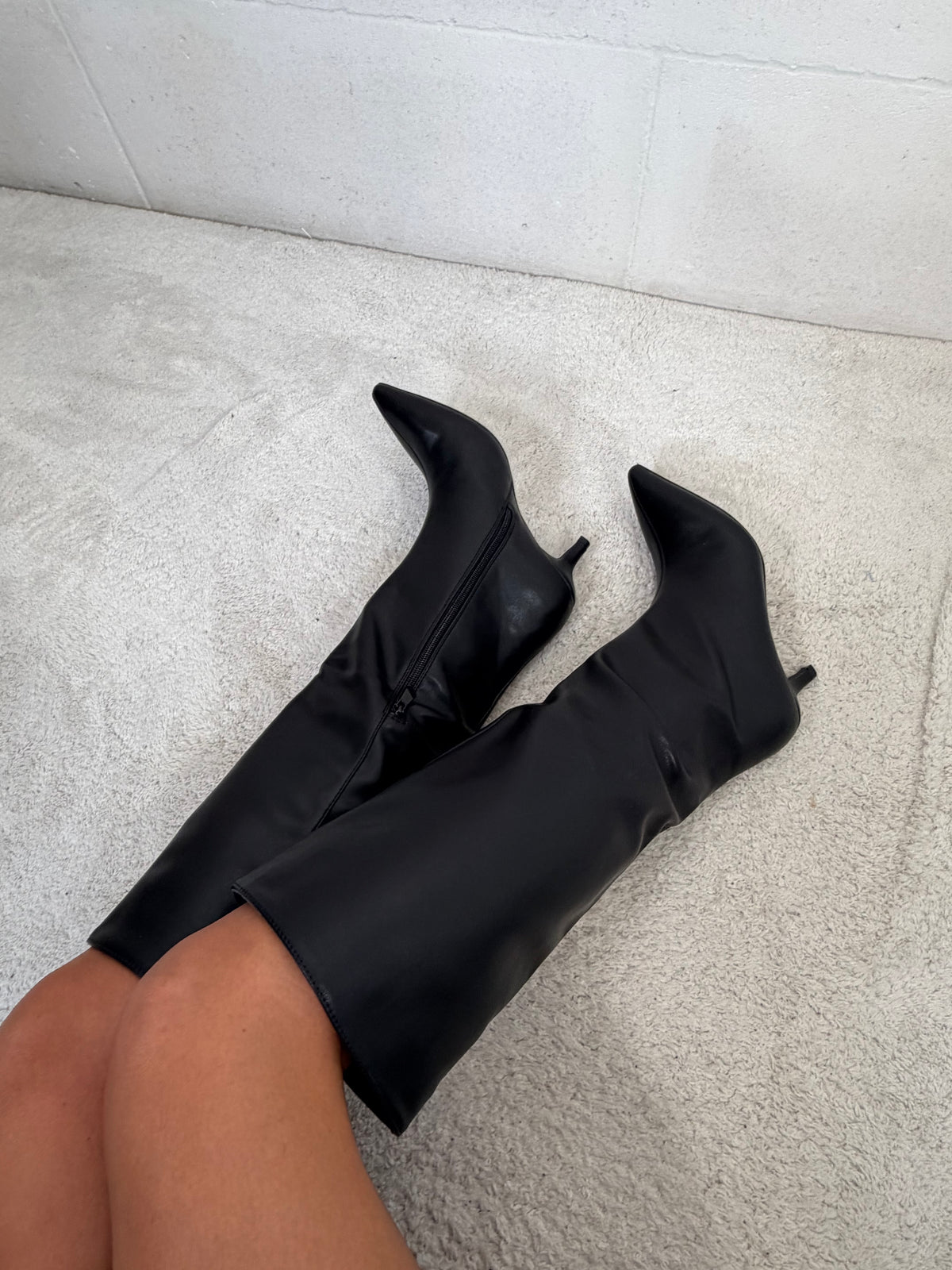 Stivale in ecopelle tacco 6 cm Margot