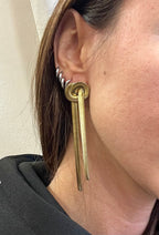 Coppia di orecchini Cheope dorata