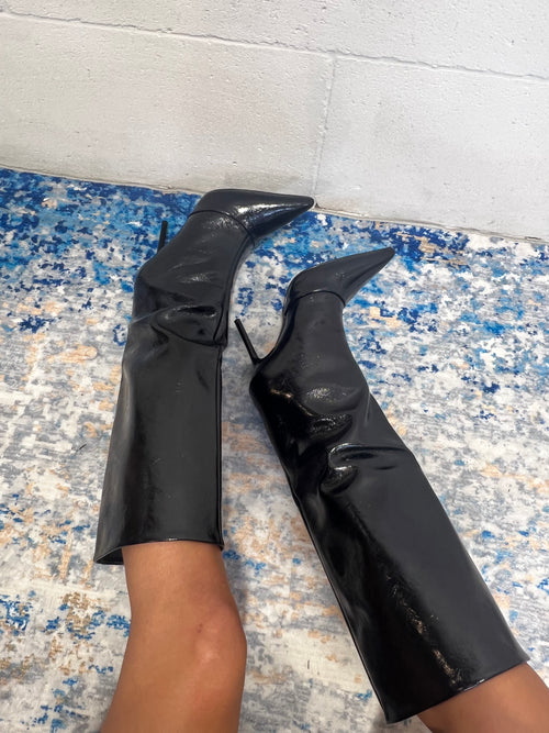 Stivale lucido Attico