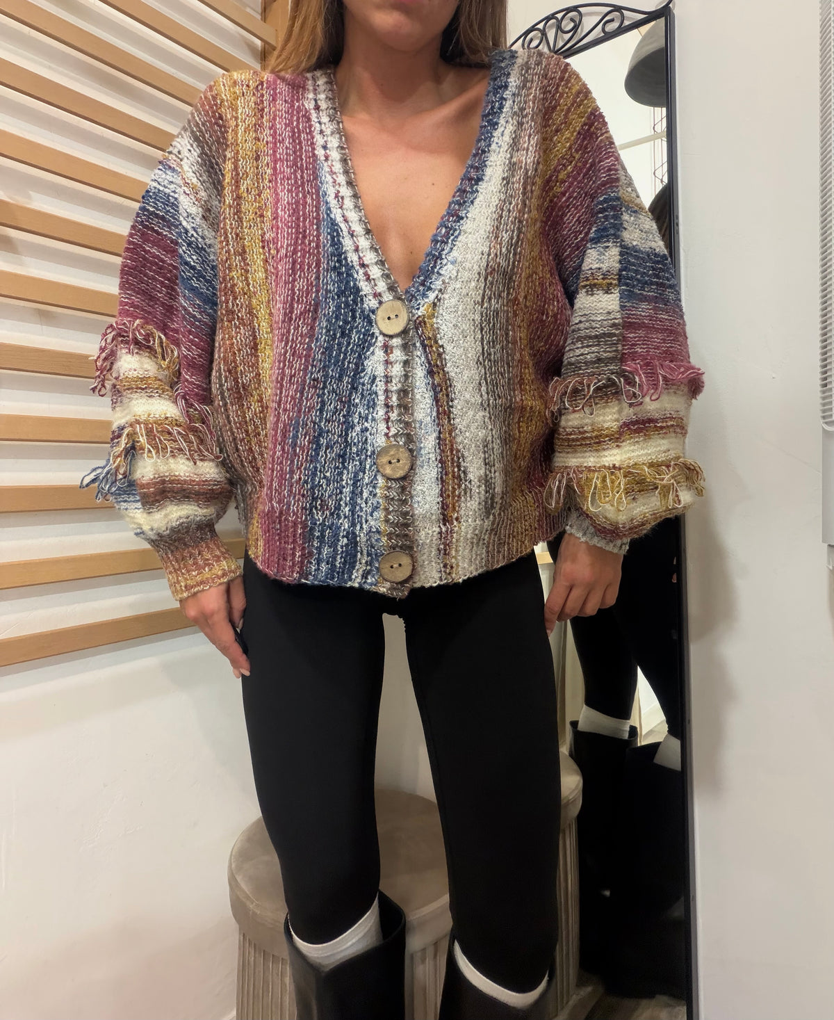Cardigan Multicolor Marrakech malva