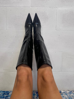 Stivale lucido Attico