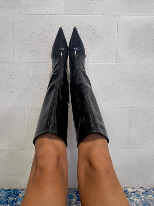 Stivale lucido Attico