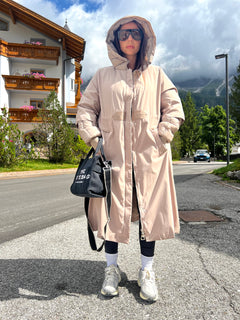 Piumino parka Alaska beige