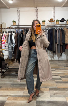 Piumino parka Alaska beige