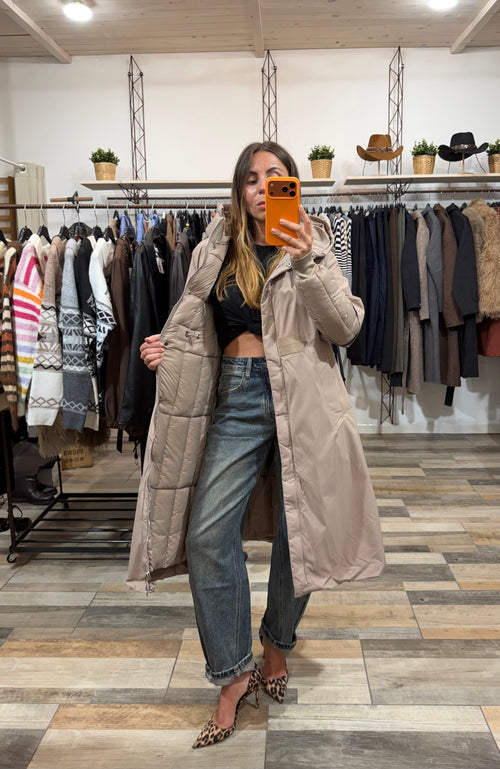 Piumino parka Alaska beige