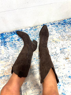 Camperos scamosciato testa di moro