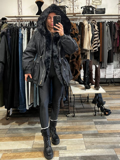 Giaccone Siberia nero