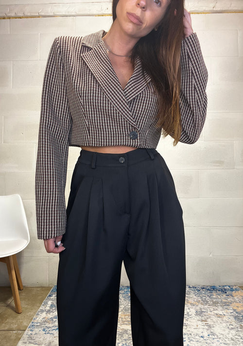 Pantalone con pence neri