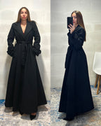 Maxi cappotto a ruota svasato Rosmery