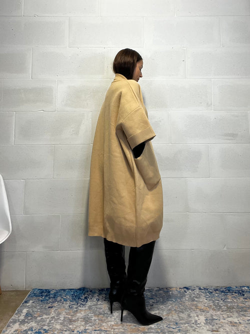 Maxi cardigan “ovale”