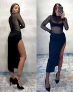 Abitino inserti velati