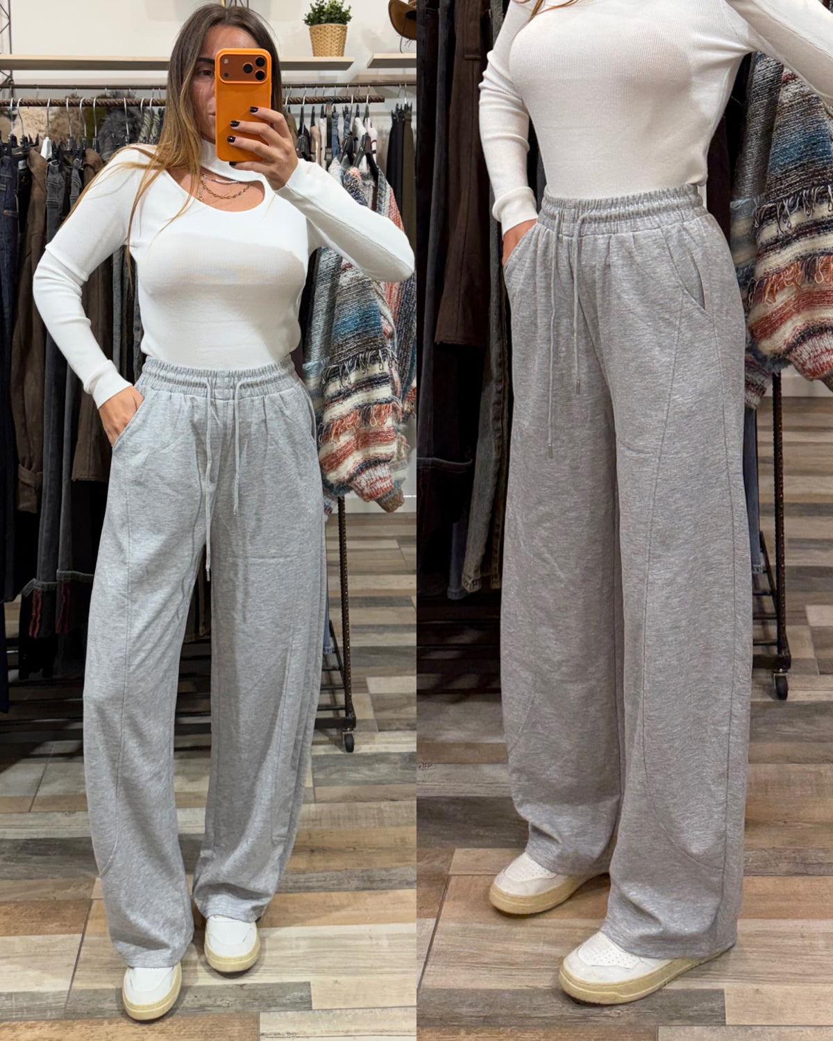 Pantatuta baggy grigio
