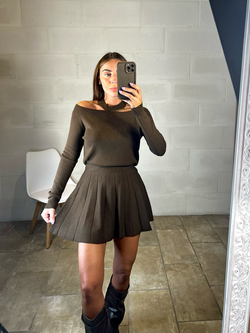 Pull barchetta Collier testa di moro