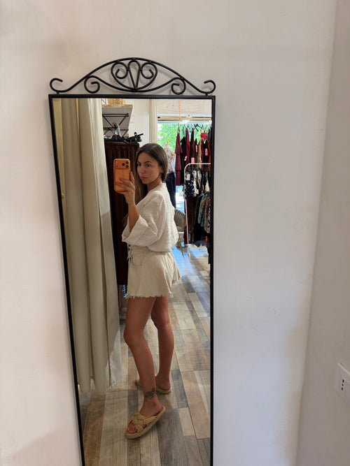 Short Butterfly beige