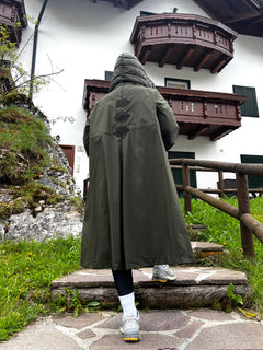 Piumino parka Alaska verde militare