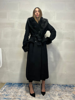 Cappotto 50% pura lana inserti in ecopelliccia estraibili