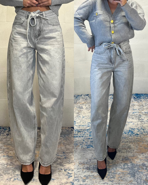 Denim Baggy grigio chiaro