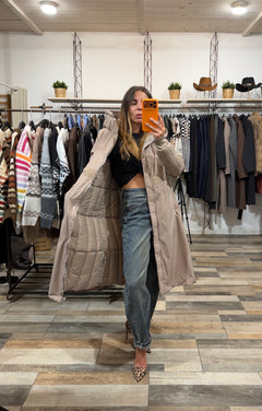 Piumino parka Alaska beige