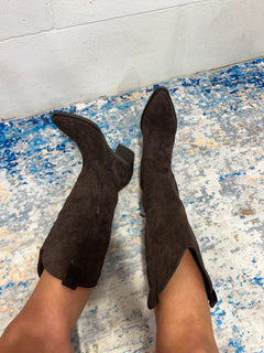 Camperos scamosciato testa di moro