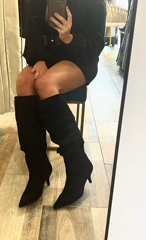 Stivale scamosciato Amina