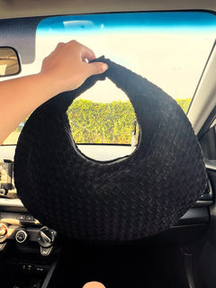 Borsa Bottega scamosciata con tracolla