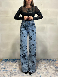 Denim a palazzo Chloe