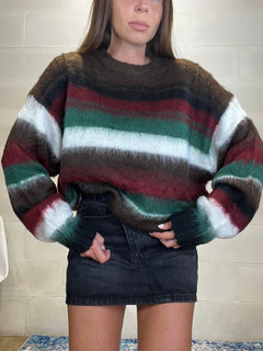 Pullover Lux inserto verde