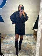 Dress bordi in pizzo nero