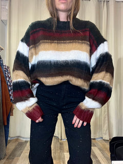 Pullover Lux inserto senape