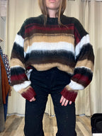 Pullover Lux inserto senape