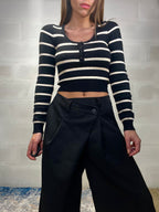 Pull crop elasticizzato Serafino