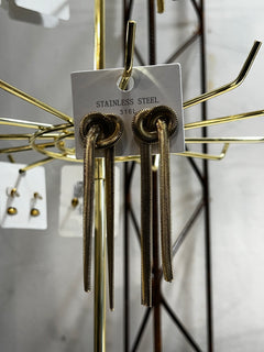 Coppia di orecchini Cheope dorata