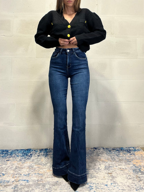 Denim elasticizzato Flare - 5 kg lavaggio medio