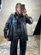 Camicione in ecopelle