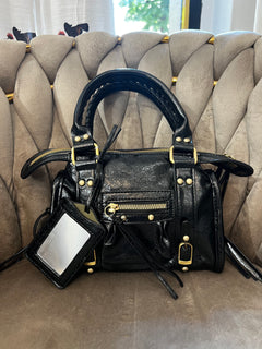 Bale mini bag con tracolla nera (15x22cm)