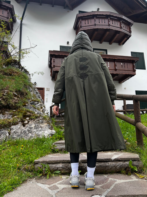 Piumino parka Alaska verde militare