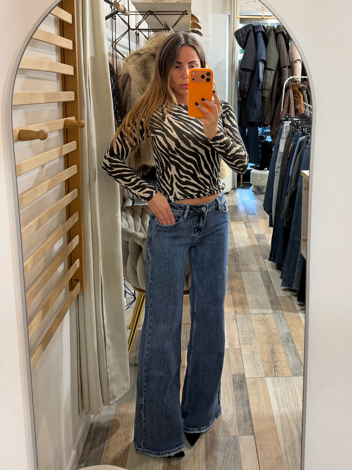 Denim vita bassa Amelie