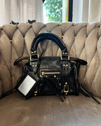 Bale mini bag con tracolla nera (15x22cm)