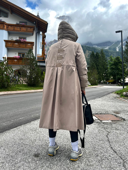 Piumino parka Alaska beige