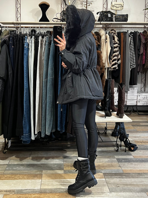 Giaccone Siberia nero