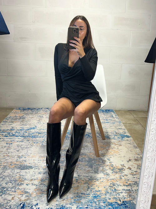 Stivale lucido Attico