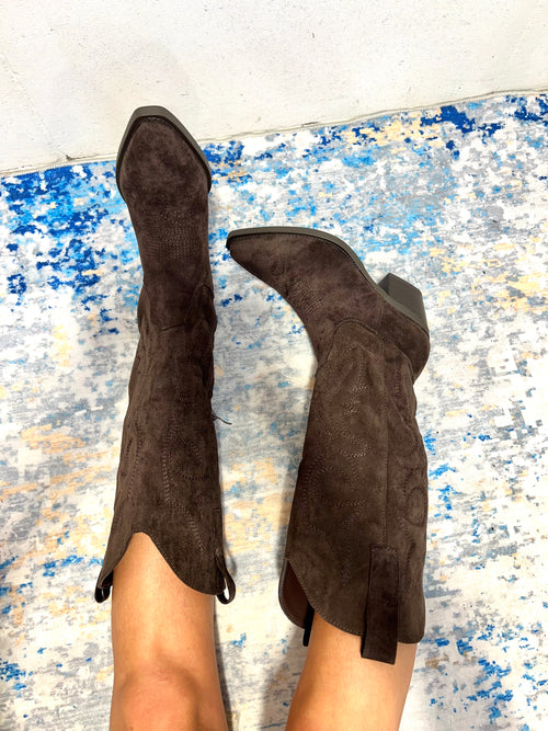 Camperos scamosciato testa di moro