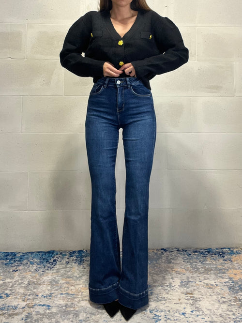 Denim elasticizzato Flare - 5 kg lavaggio medio