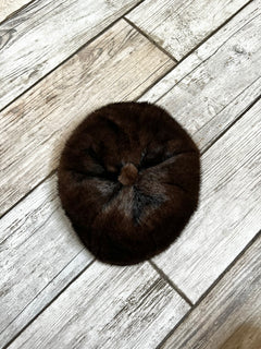 Basco in ecopelliccia marrone