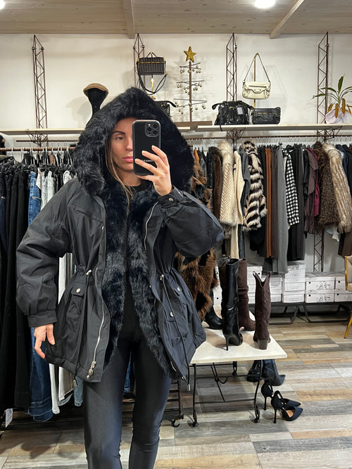 Giaccone Siberia nero